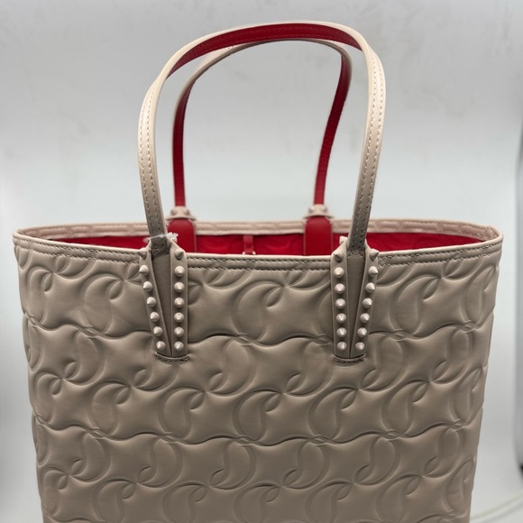 Christian Louboutin Nappa Embossed East West Cabata Tote NWT - Picture 1 of 16